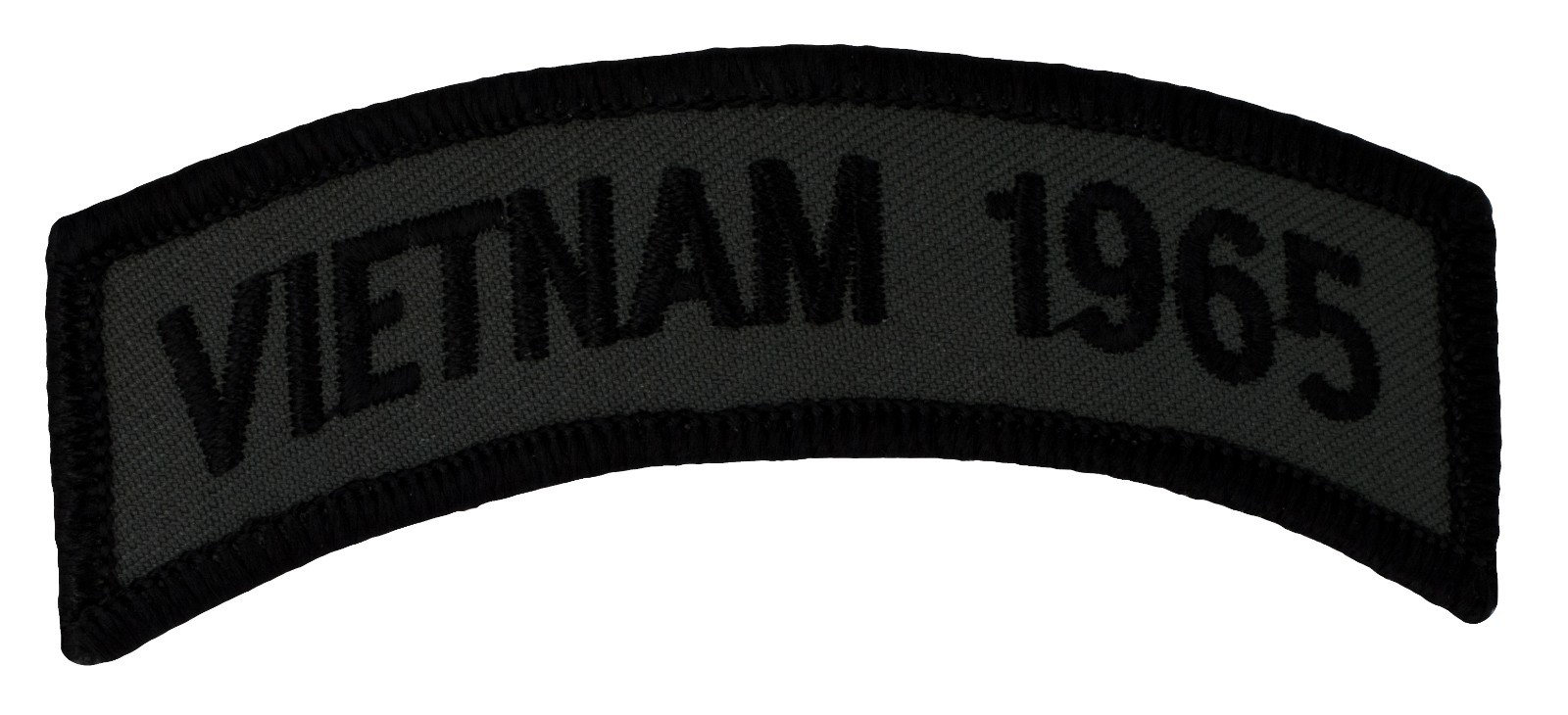 Vietnam 1965 OD Subdued Tab (354) 3 1/2" x 1 1/2" Embroidered Patch 44337