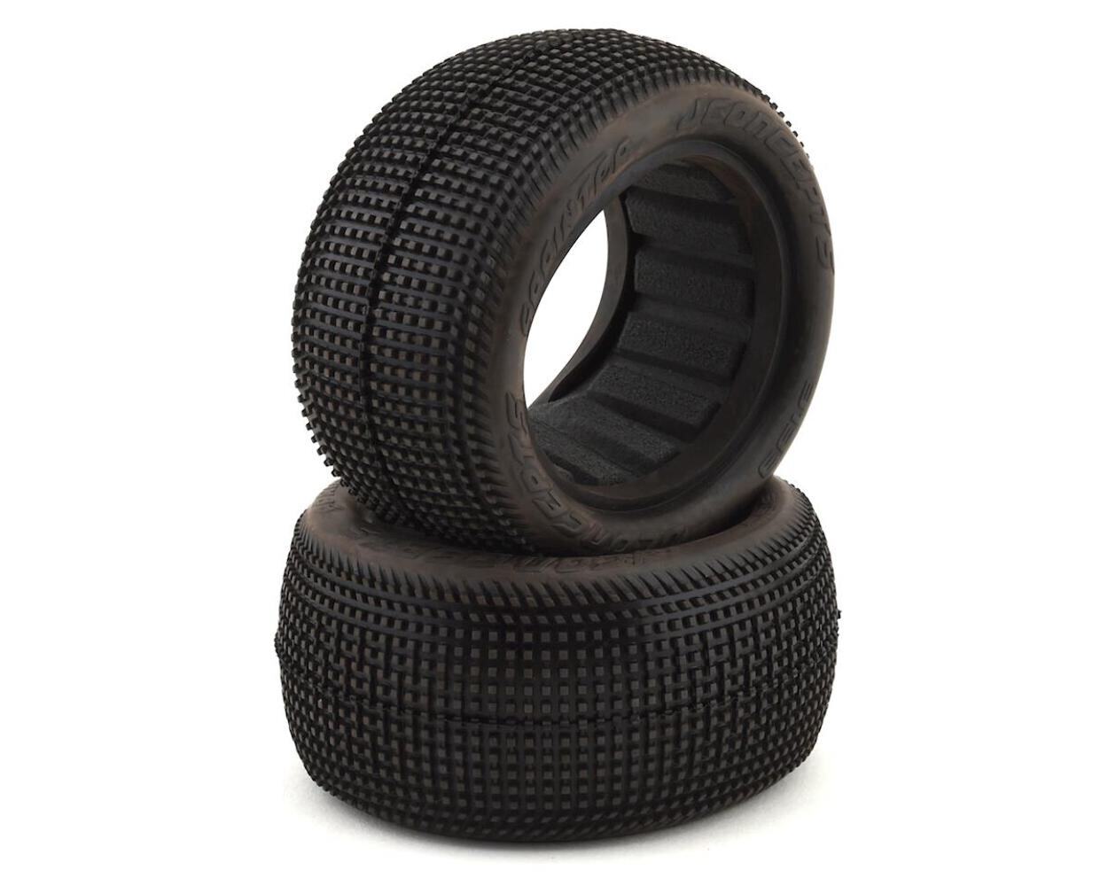 Jconcepts Sprinter Green (Super Soft) Dirt Oval 2.2" Rear Buggy Tires [3133-02]