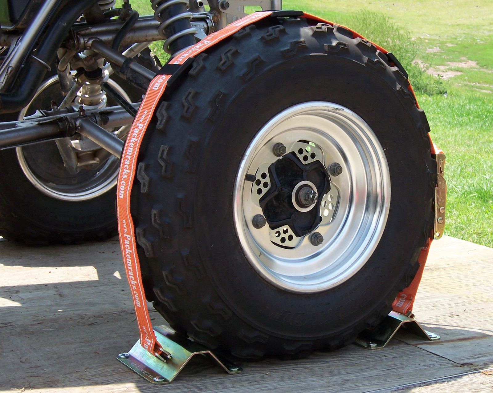 Open/Enclosed Trailer Wheel Chock Tie Down - PK-WTD