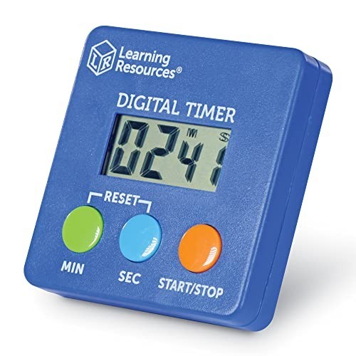 Digital Timer for Kids Magnetic Classroom Visual Stopwatch Count Up Down 100