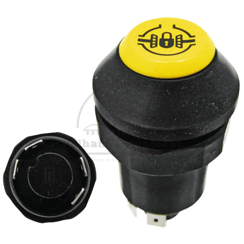 Push Button Switch 11245270XX Yellow 12/24V Massey Ferguson Landini