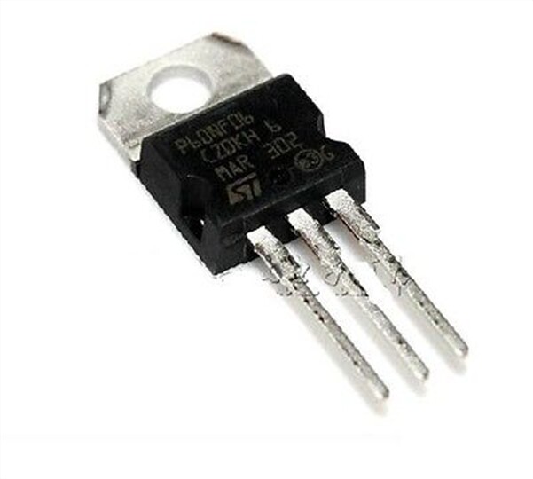 5Pcs Power Mosfet P60NF06 Transistor TO-220 et