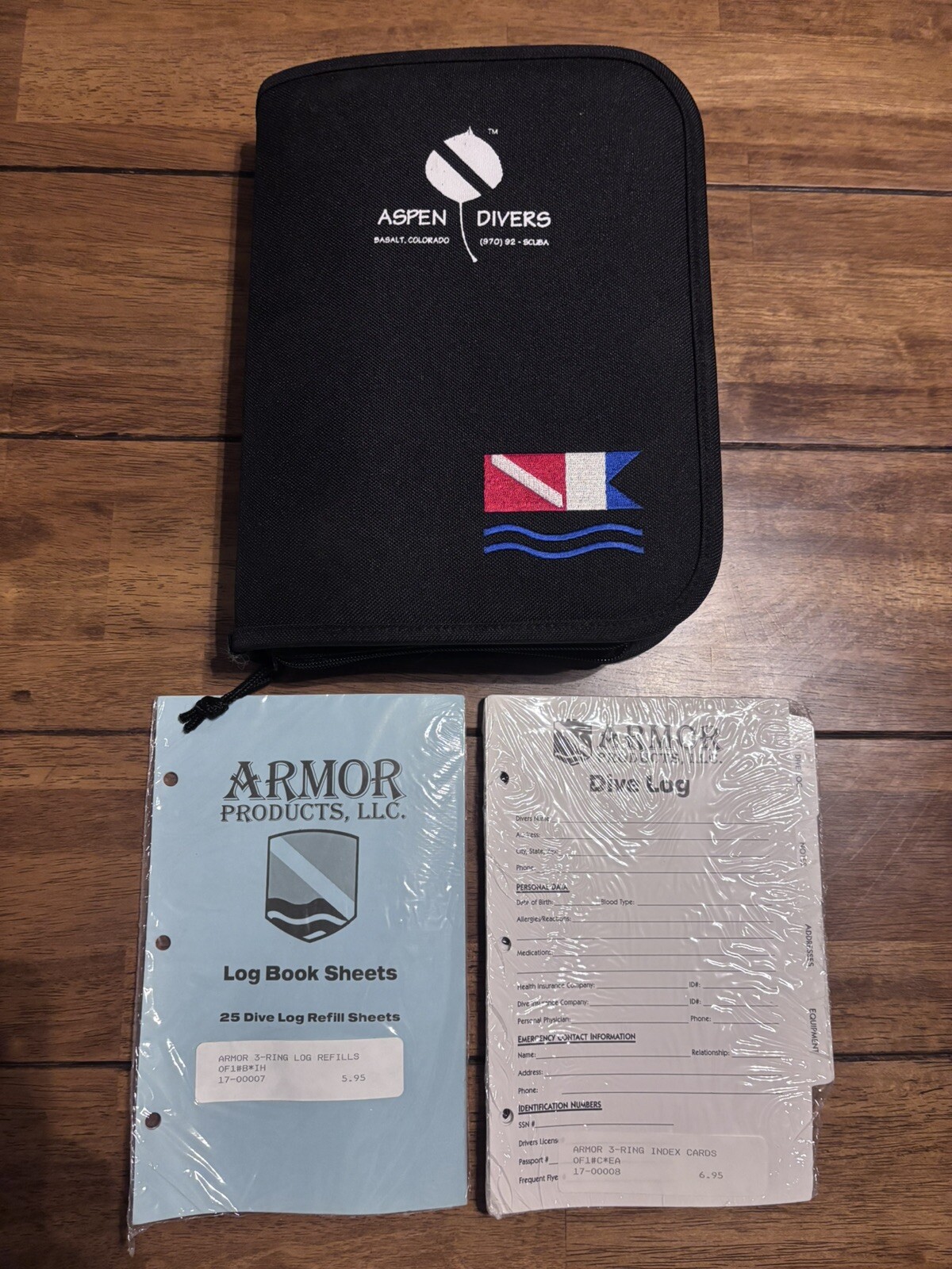 Armor Dive Log With Pages
