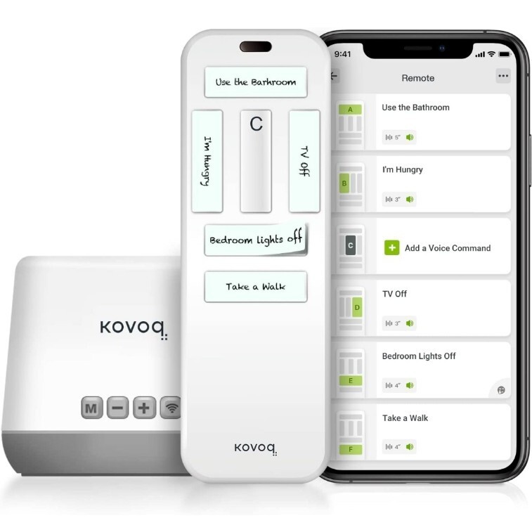 Kovoq Smart Home Remote Starter Kit for Bedroom/Nursery, Smart Caregiver Pager