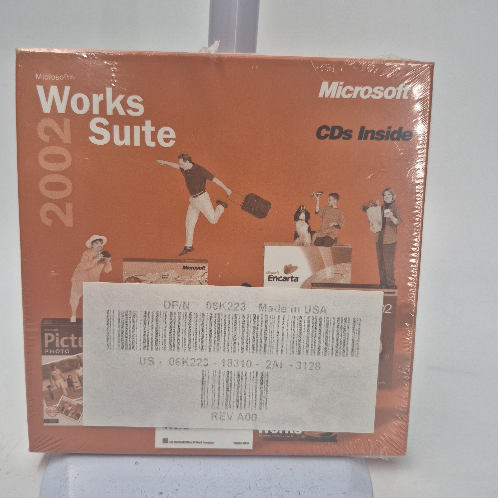 Microsoft Works Suite 2002 Software CD with Product Key Brand New Sealed