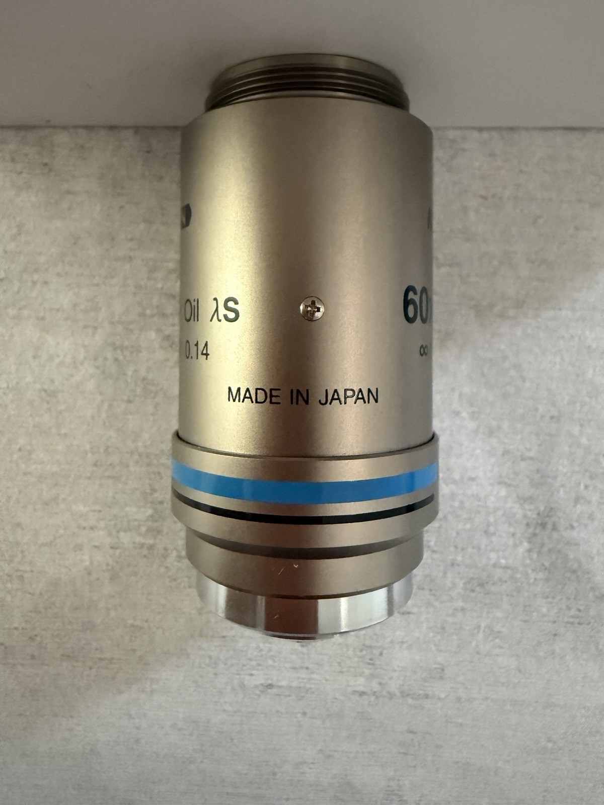 Nikon N 60x 1.40 Oil Apo Lambda S DIC N2 Eclipse Microscope Objective MRD71600