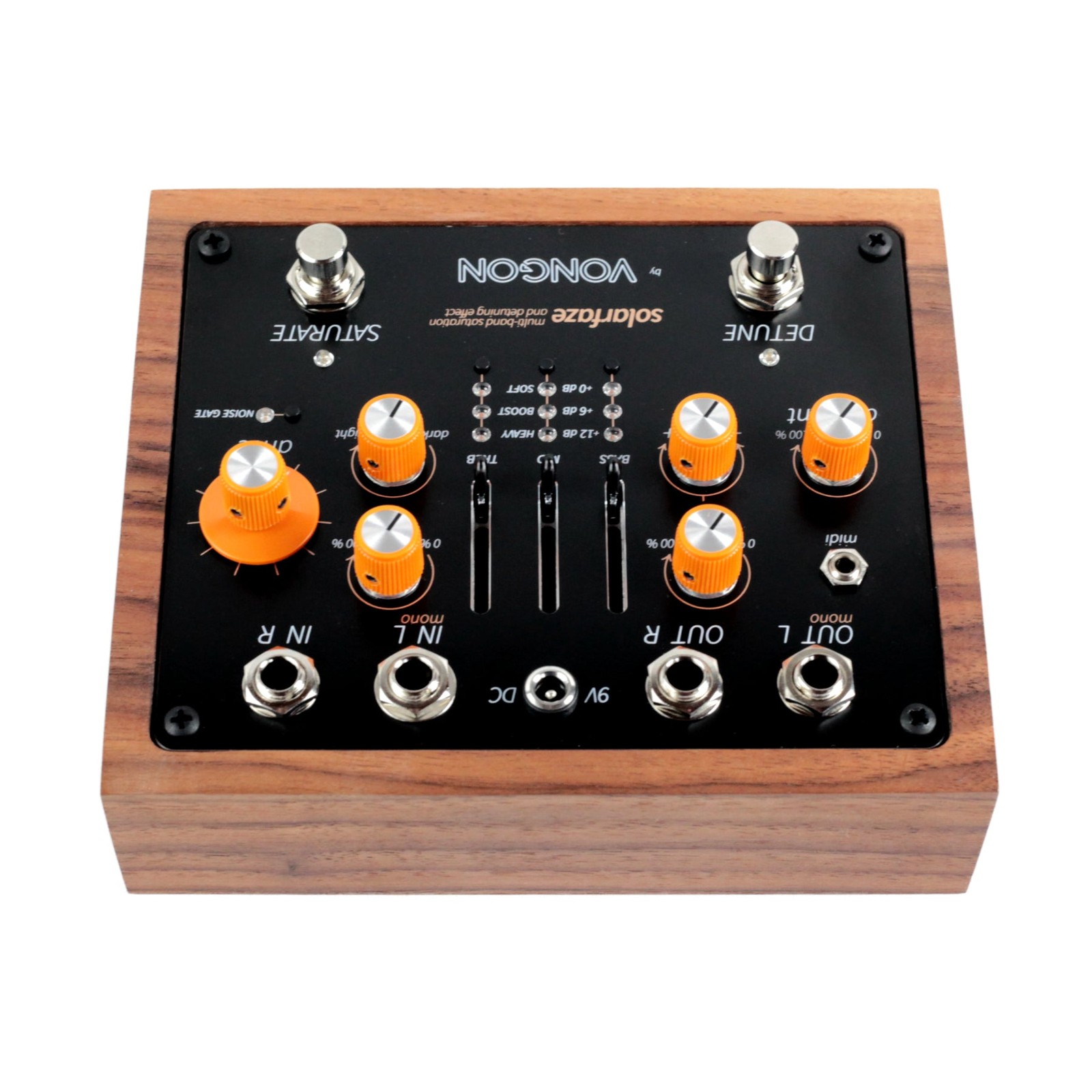 Vongon Solarfaze Multi-Band Saturation & Detuning Effect - Black & Walnut