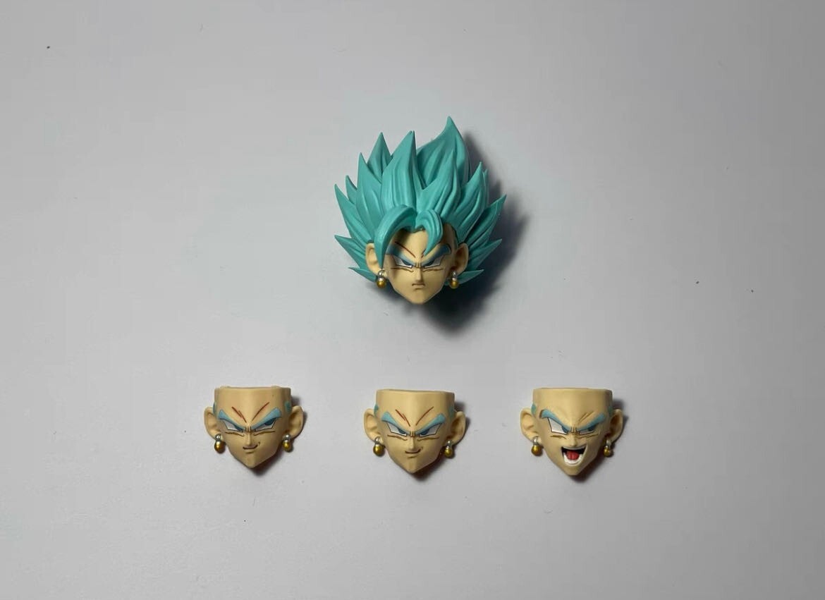 custom Vegito 1/12 shf  Vegito ssb blue head kit（NO Figure）vegetto
