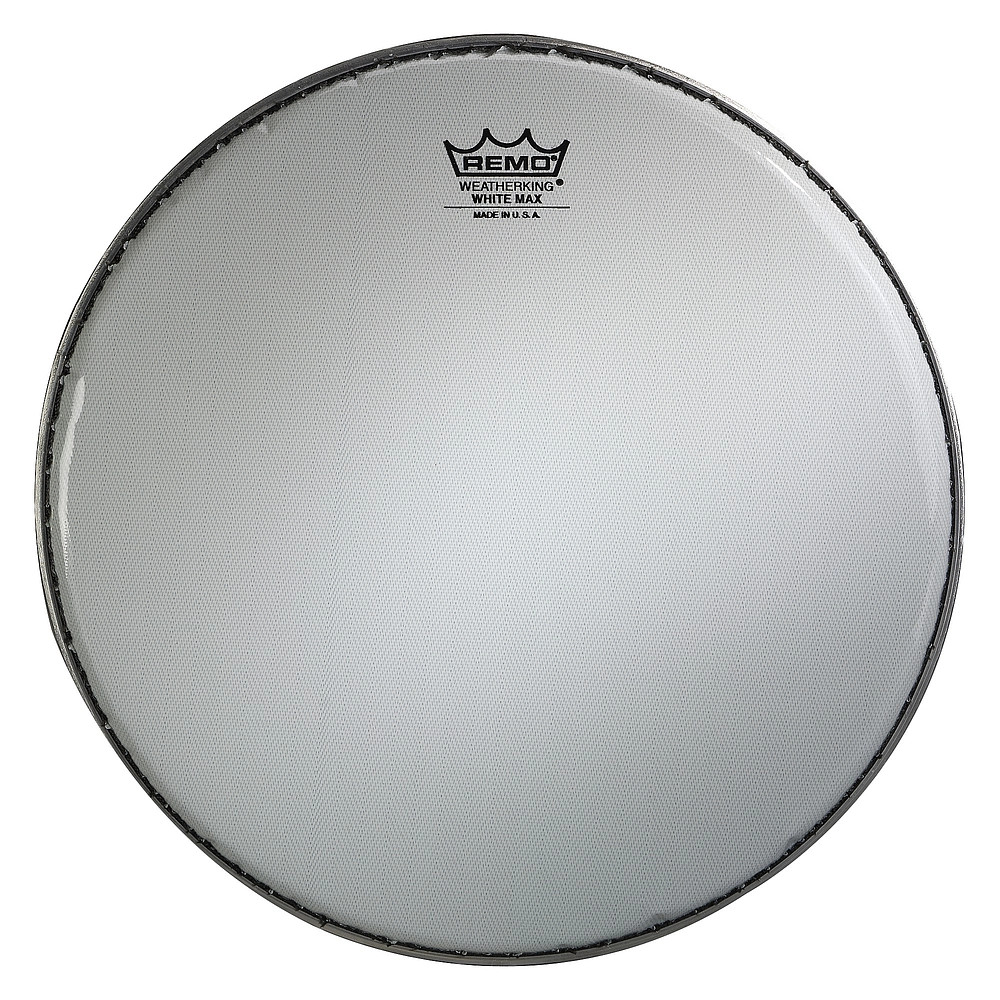 Remo White Max Crimped Smooth White Marching Snare Drum Head 14 in.
