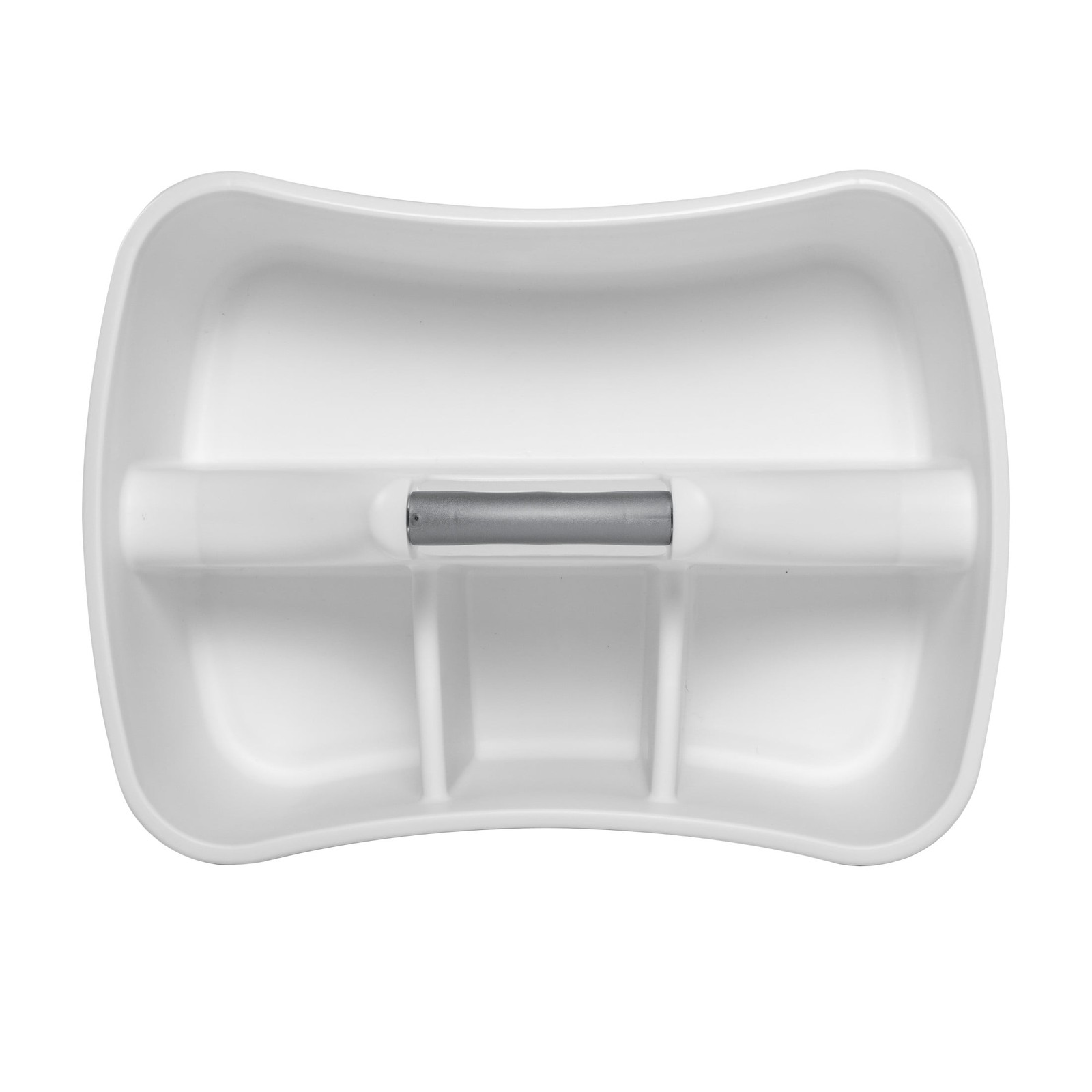 Divided Ultra™ Caddy, Easy Carry, Handy Plastic Utility Storage, White