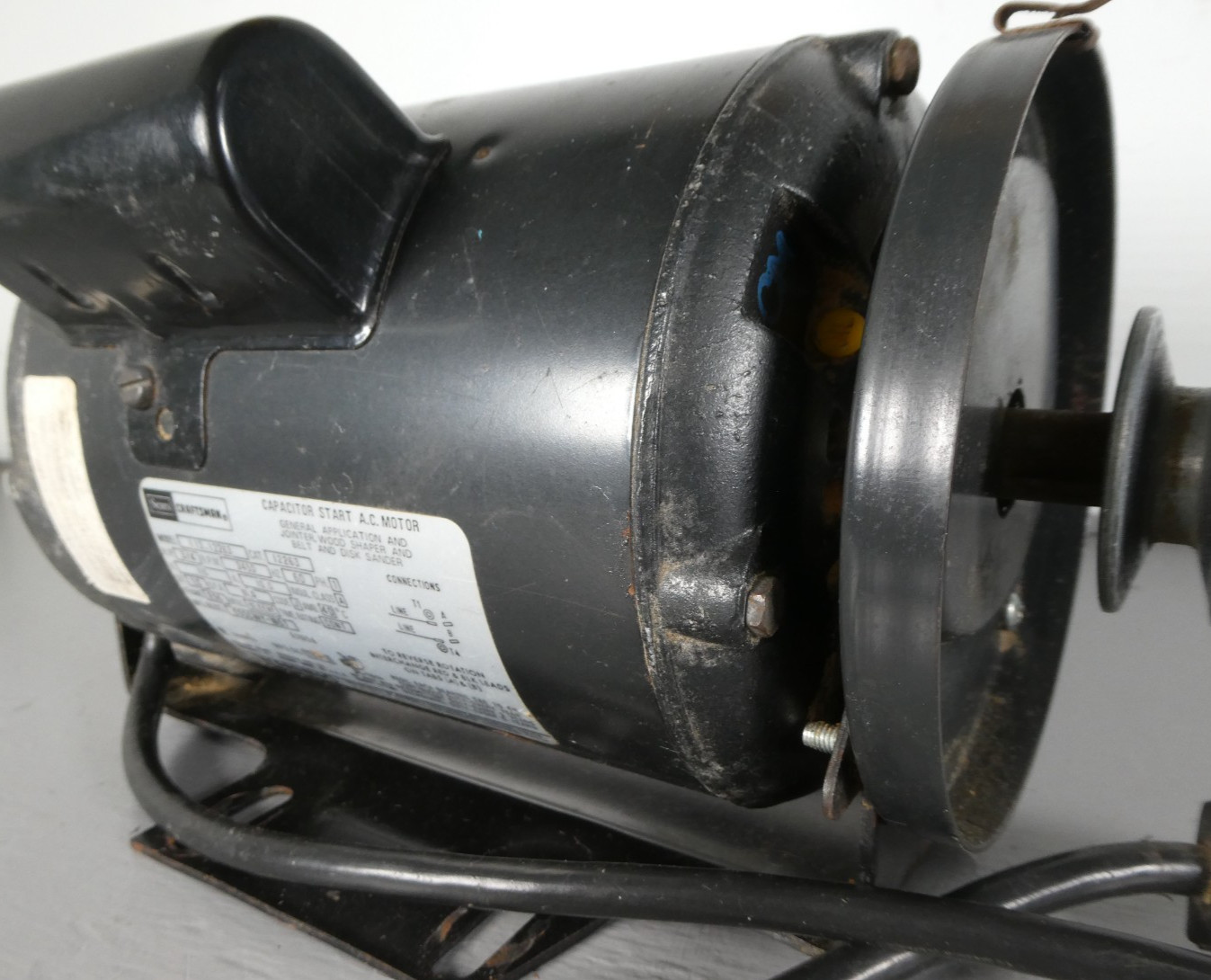 Craftsman Power Tool Motor 113.12263 115v 10A 3/4HP Reversible 5/8" Keyed Shaft