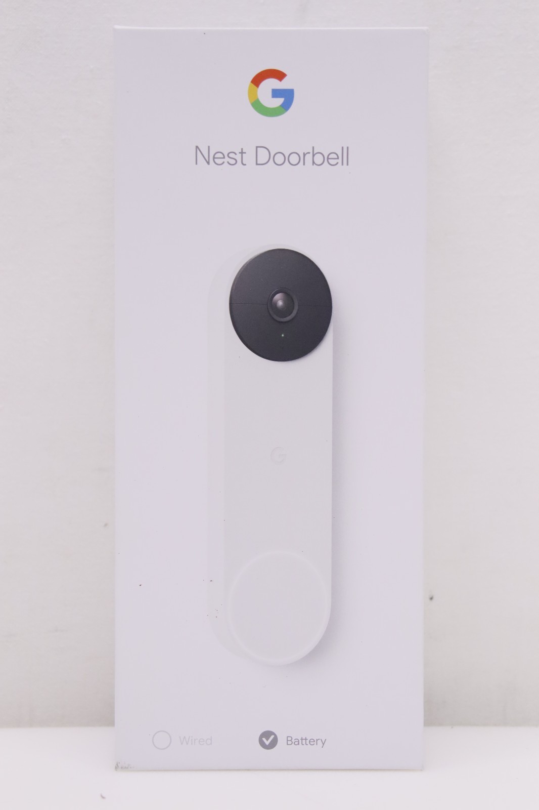 Google Nest Doorbell, Wireless Battery - Snow (GA01318-US) Brand New Sealed