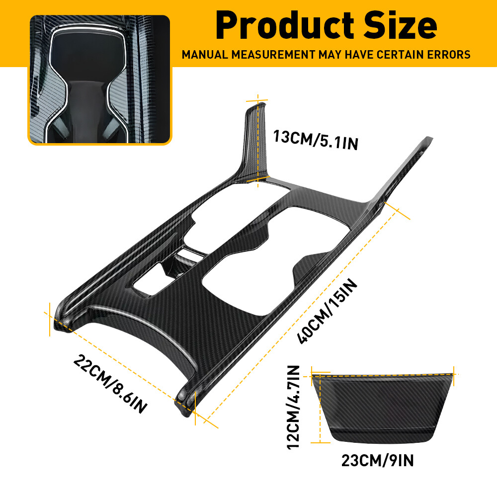 Carbon Fiber Interior Gear Shift Panel Frame Cover For Honda Accord 2018-2022 H