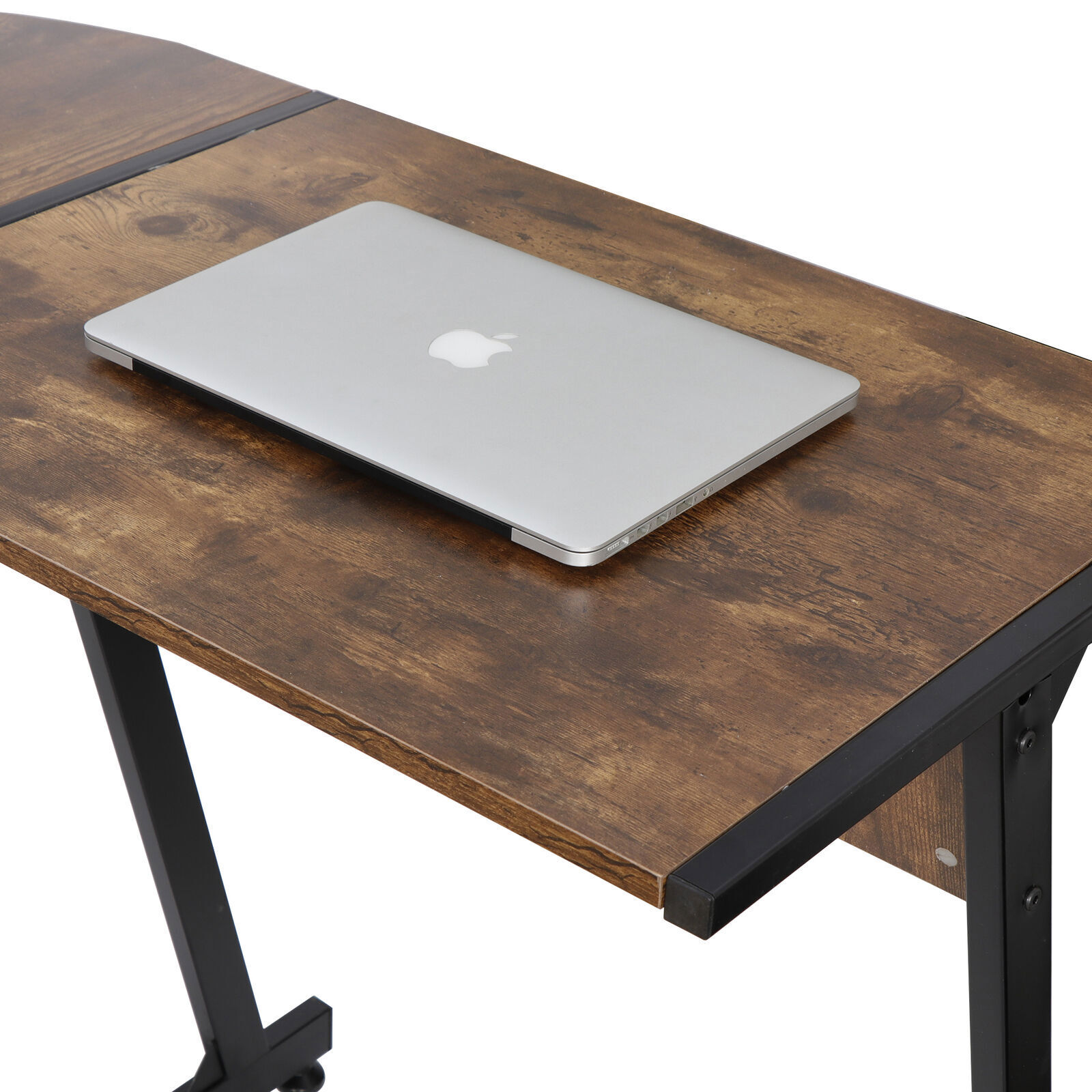 58" L-Shaped Computer Desk Reversible MDF Corner Gaming Desk Writing Workstation