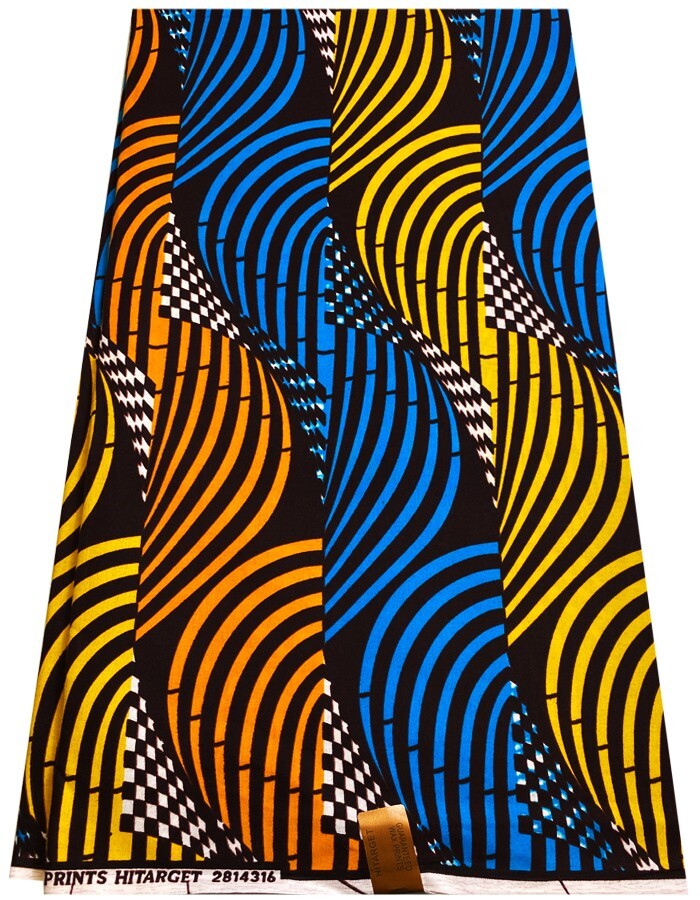 High Quality  Design  African Ankara Wax Print, 100% Cotton, Sell by 6 Yards-