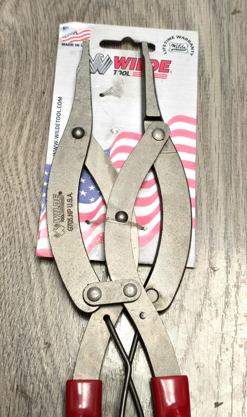 WILDE Tools USA G705.NP-CS 10" Compound Lock Ring/ Retaining Ring Pliers