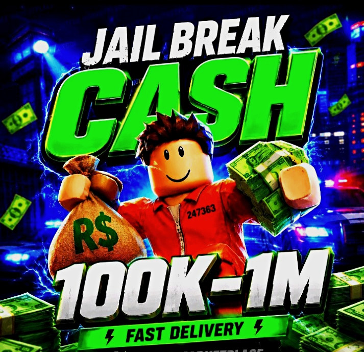 Jail Break Cash Game Coin 100K-1M In-Game Currency Fast Delivery