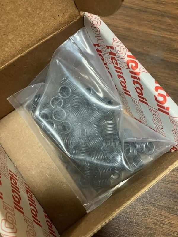 A3591-4CNW375 STANLEY HELICOIL INSERTS 1/4-28UNF X 3/8" 100 COUNT NEW IN BOX