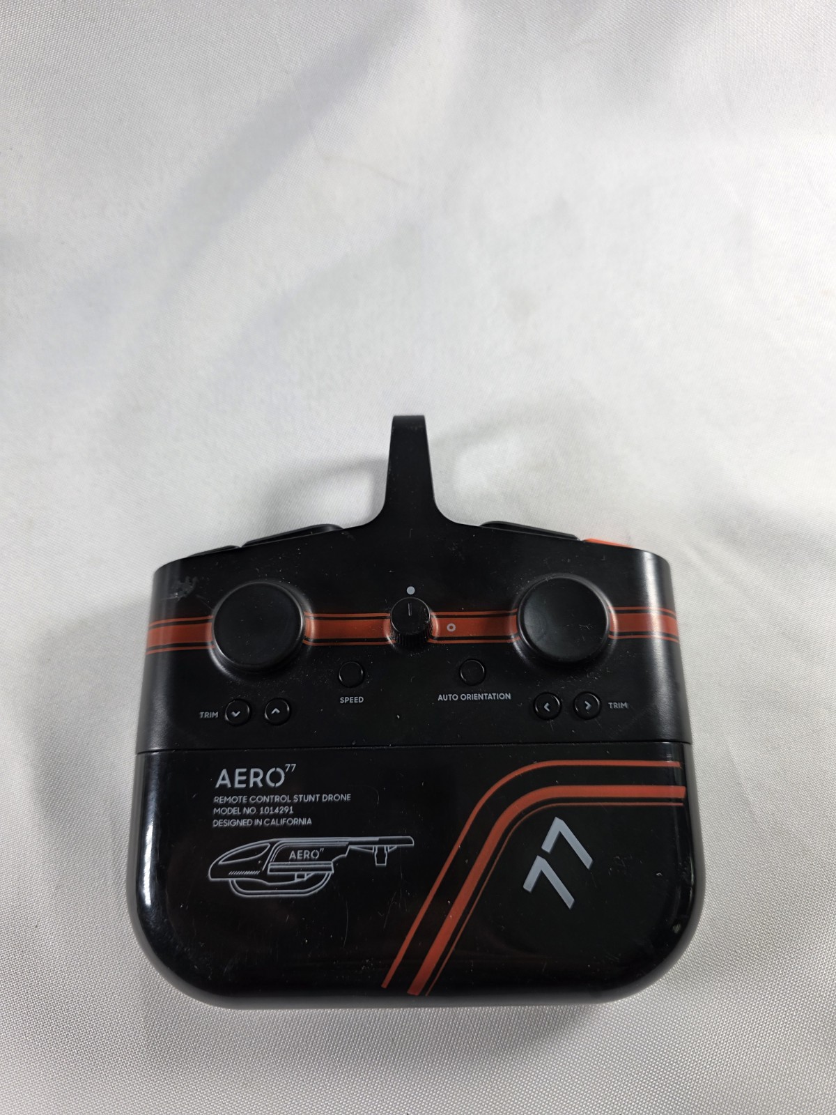 Sharper Image Aero 77 1014291 Black Ergonomic Remote Controller For Stunt Drone