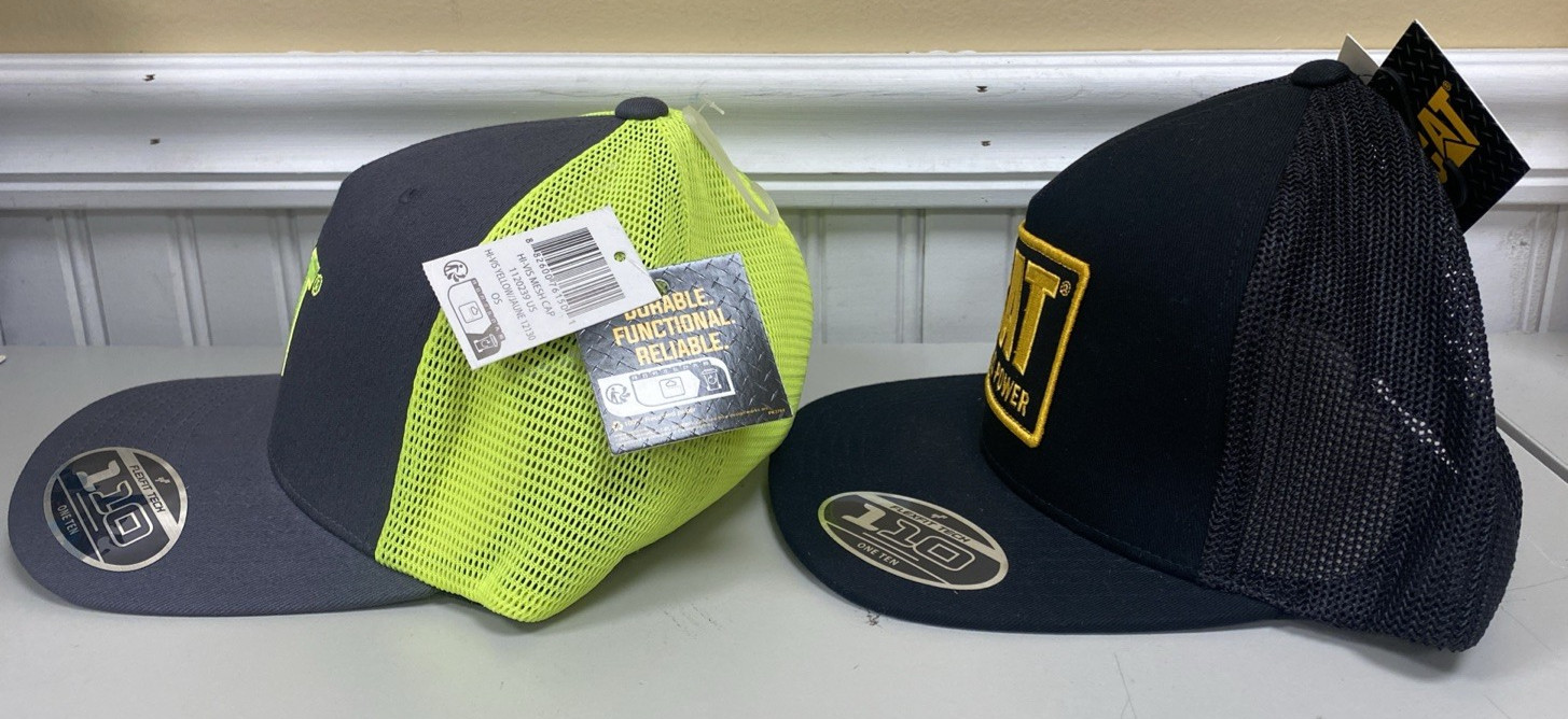 CAT Flexfit Snapback Mesh Hat One Ten Choose Color Licensed NWT