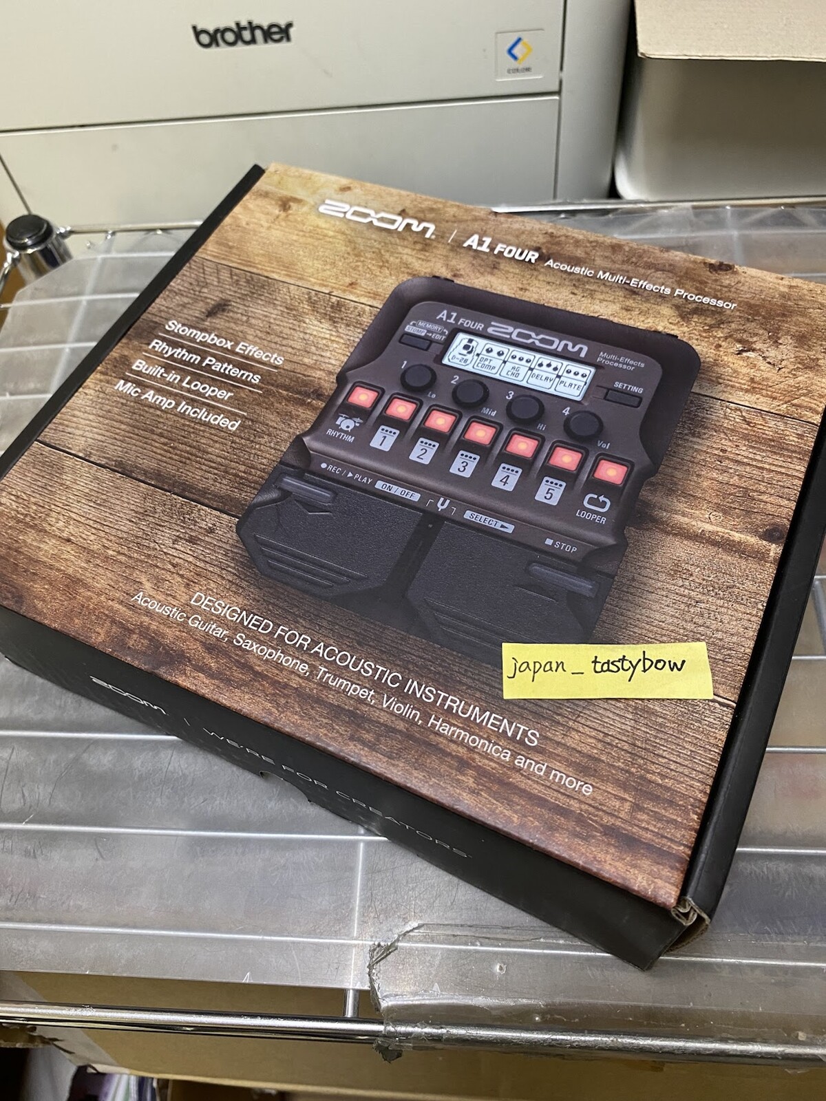 ZOOM A1 FOUR Multi-Effects Pedals Processor for Acoustic Instruments BRAND NEW