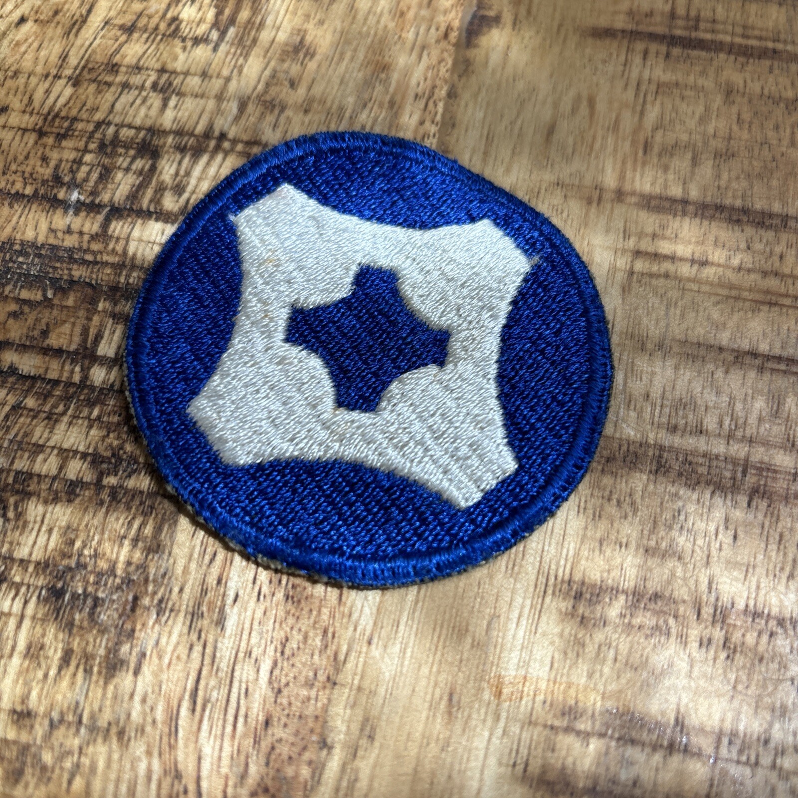 Military Patch Badge 4th Army Service Command Tight Weave Variant app 2 1/2"￼
