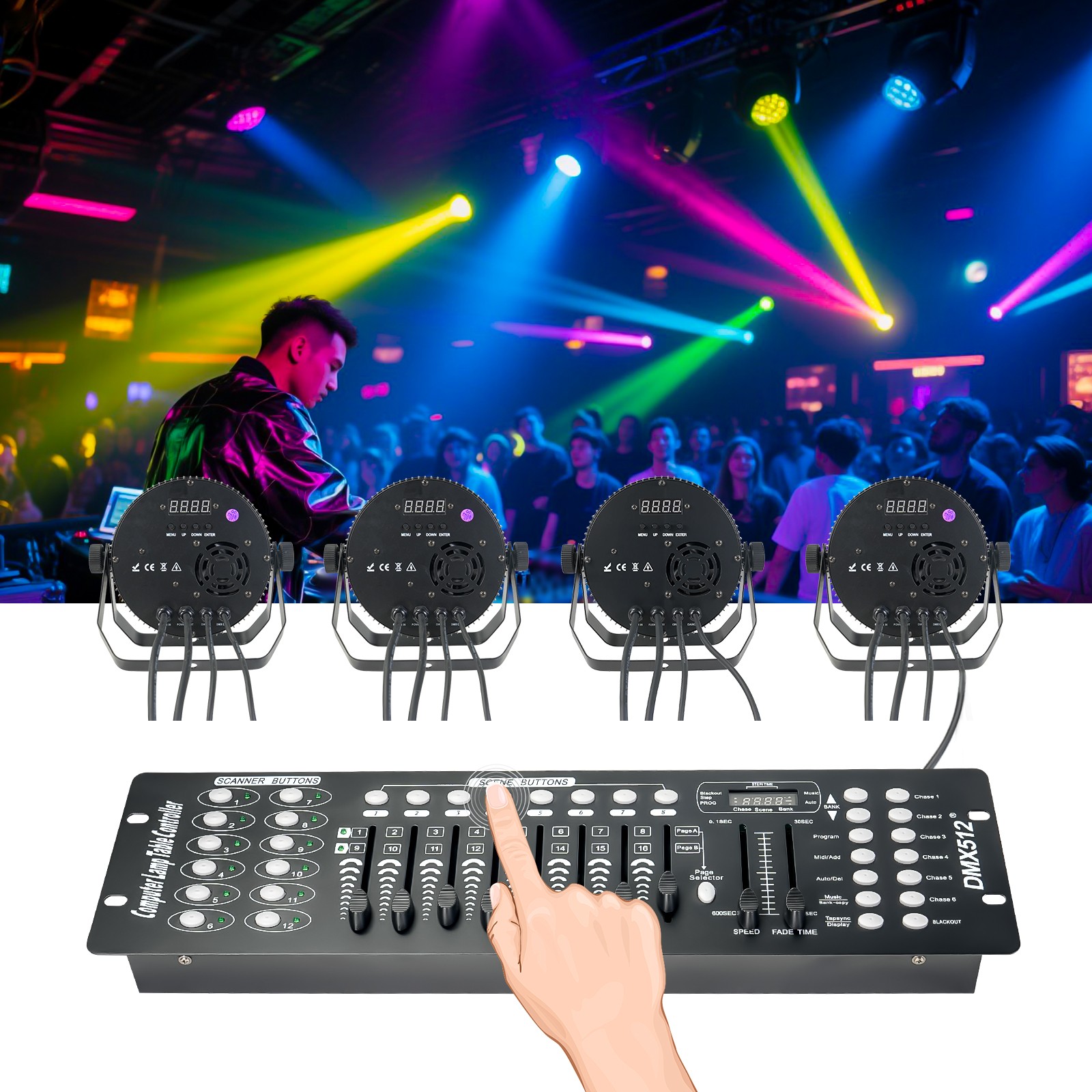 192 DMX DJ Controller DMX Controller DJ Equipment Stage Light Controller
