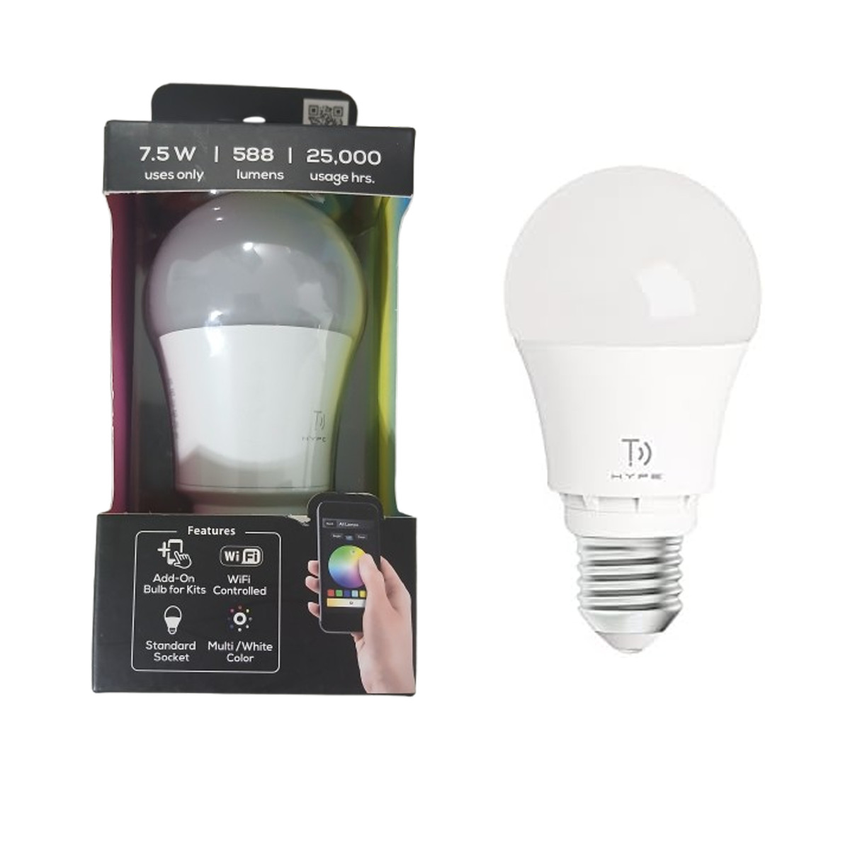 App-Controlled RGB LED Smart Bulb Light System Hype TAPP by DGL Group Ltd
