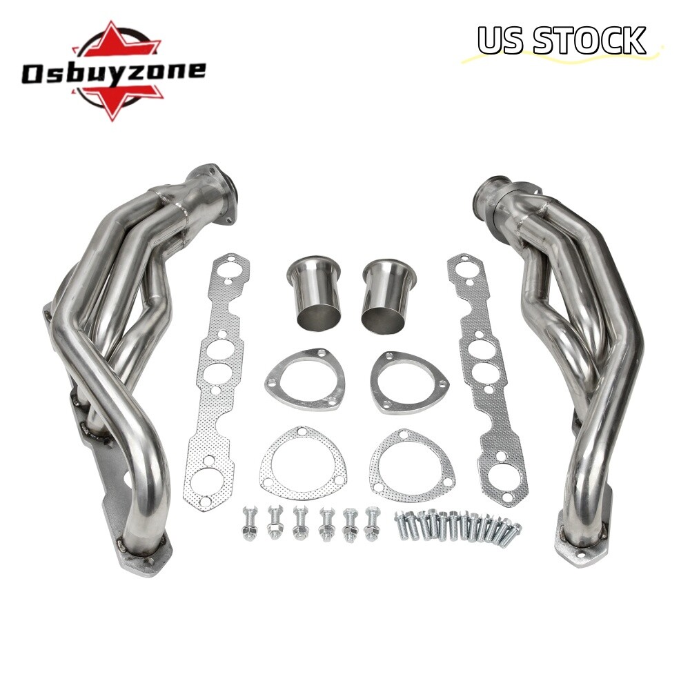 for 88-97 Chevy/GMC C/K 5.0/5.7 V8 Pickup Stainless Manifold Exhaust Headers New