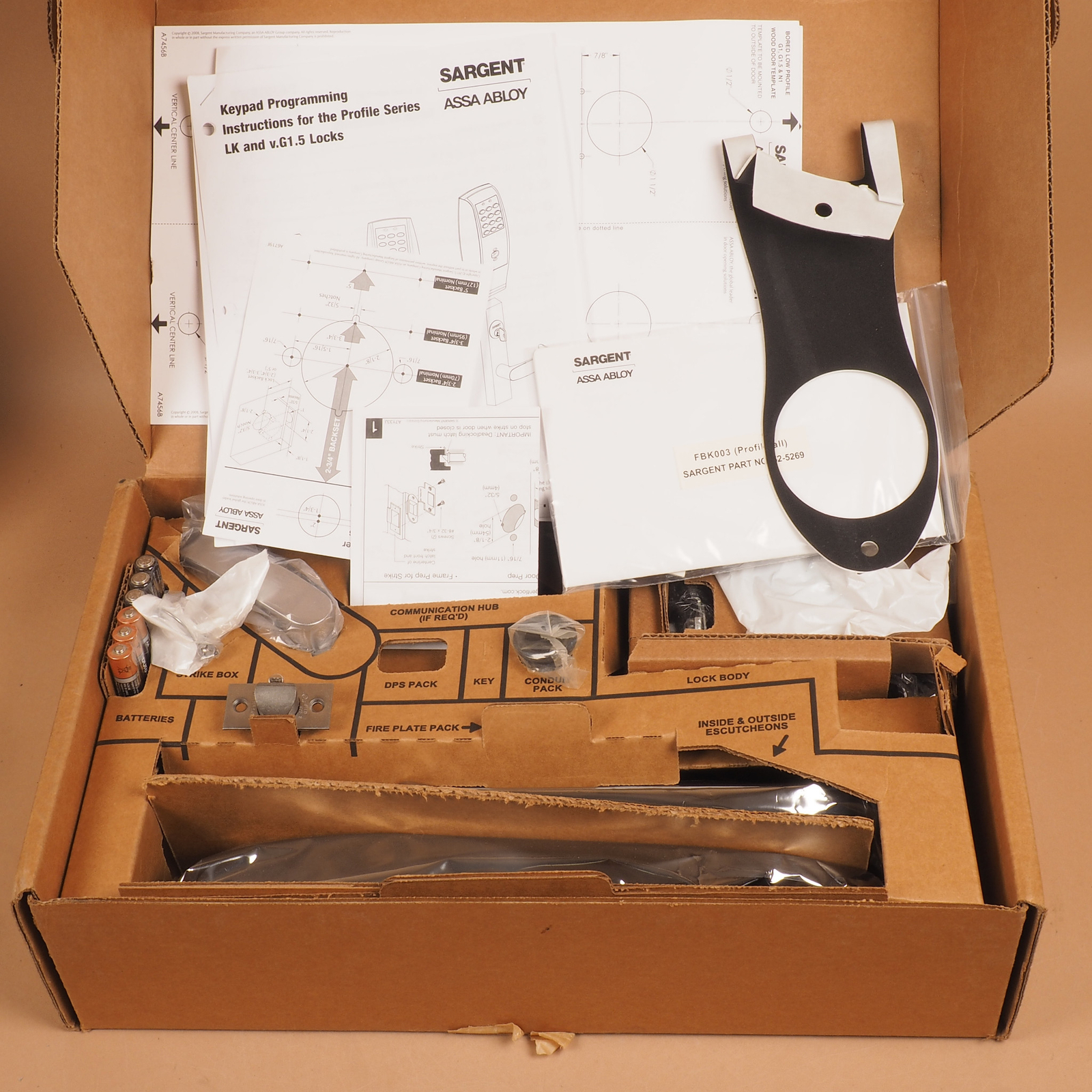 Sargent 2870-GI-10G77 SIFC Electronic Keypad Door Lock Assy - Open Box