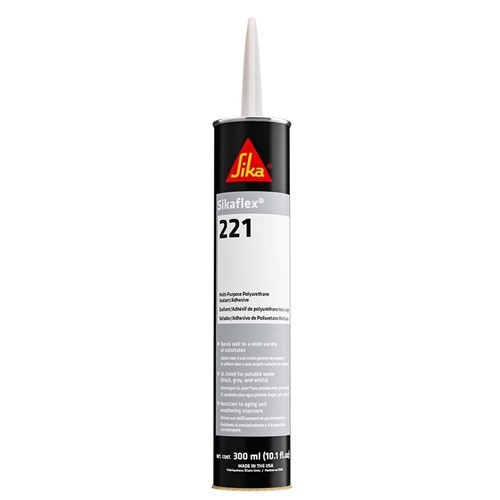 Sika Sikaflex 221 Multi-Purpose Polyurethane Sealant/Adhesive - 10.3Oz(300Ml) Ca