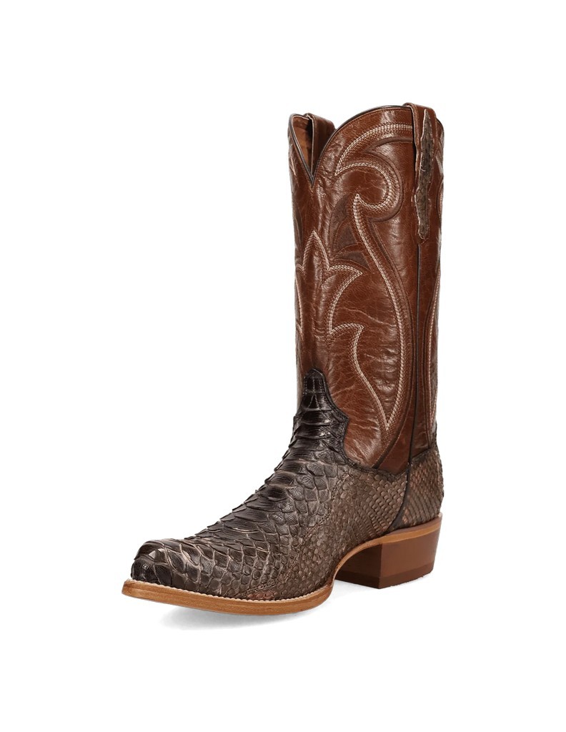 Dan Post Western Boots Mens Stryke Back Cut Python Bay Apache DP7131
