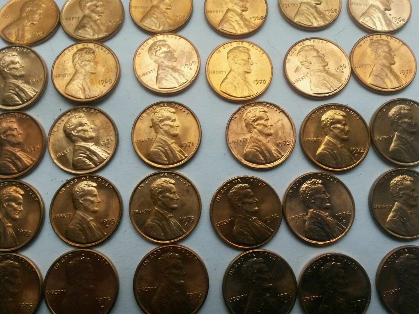 1960ld  red Lincoln BU Uncirculated memorial cent hand picked free combined ship