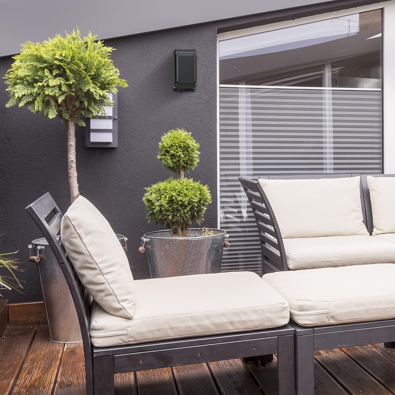 Saiyin Outdoor Indoor Speakers, Marine Grade Mount Speakers, Surround Sound S...