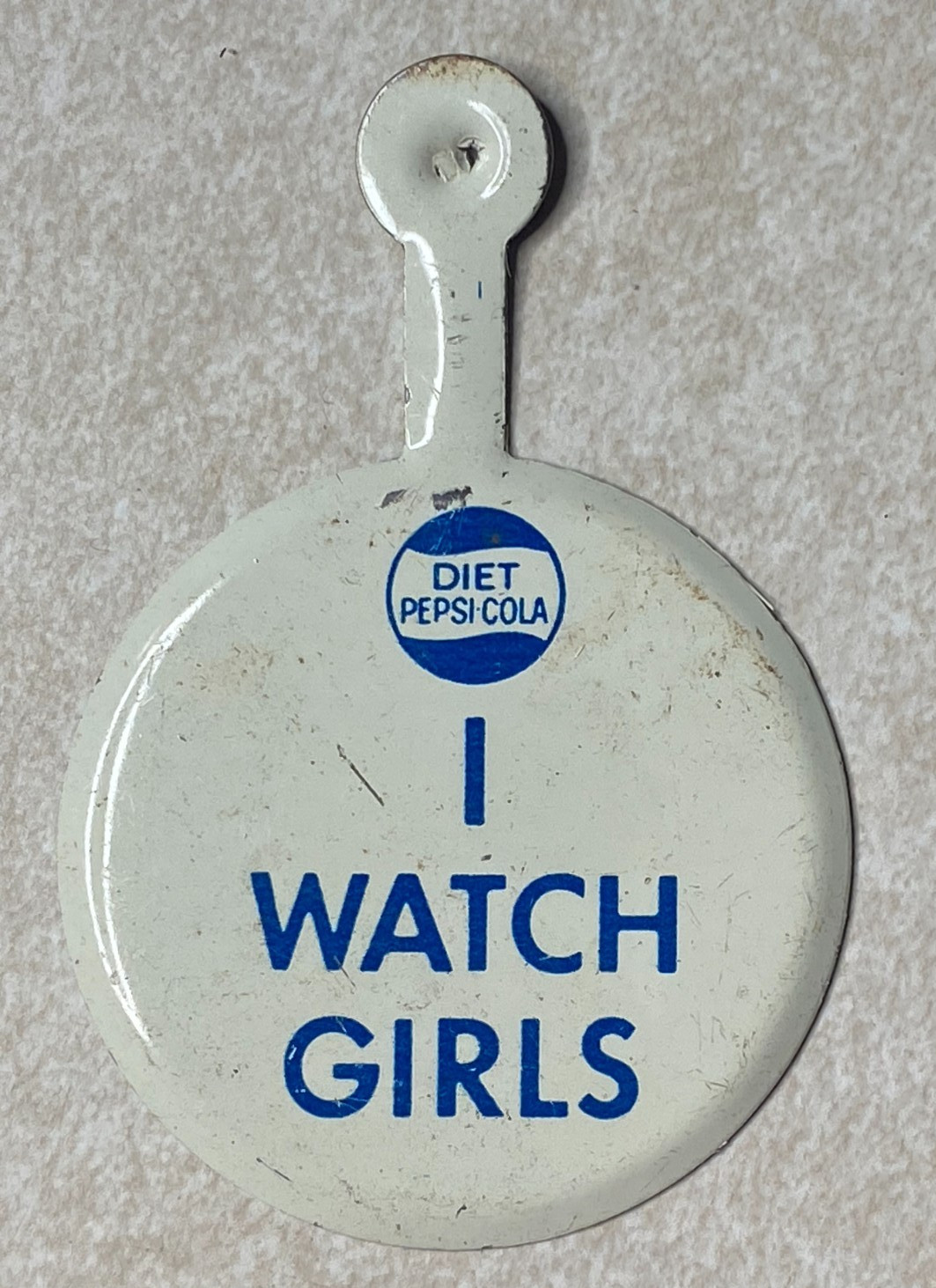 Diet Pepsi Cola Pinback Button Tab ADV511