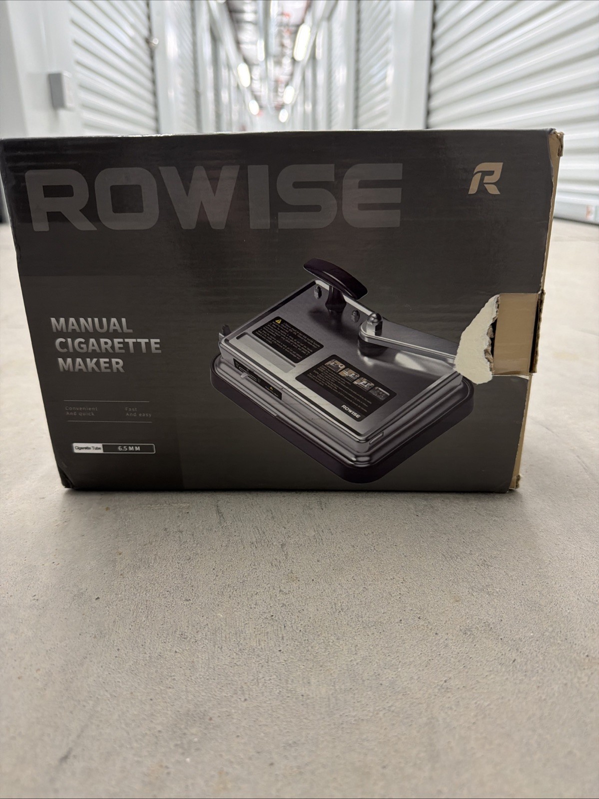 ROWISE Manual Cigarette Maker Fast & Easy # YZ8016 Preowned Complete In OG Box