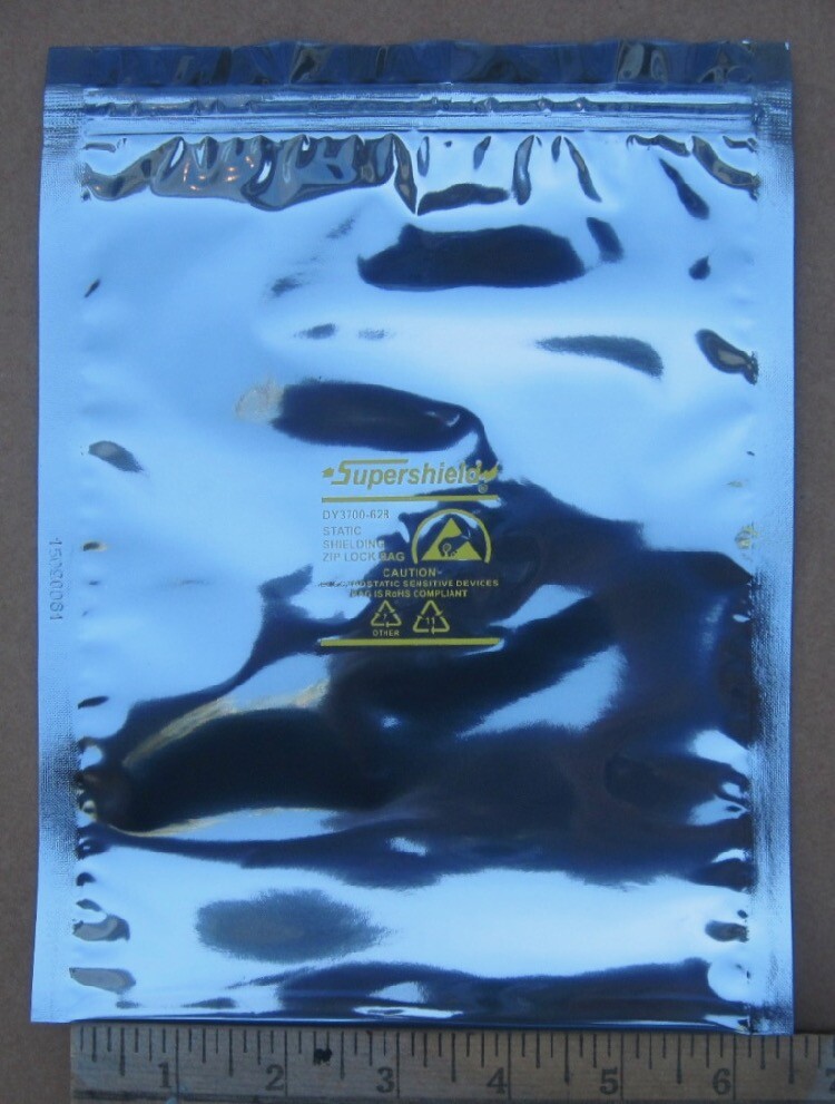 3,000 6x8" Zip-Top Dou Yee Static Shield Bags - Free Shipping