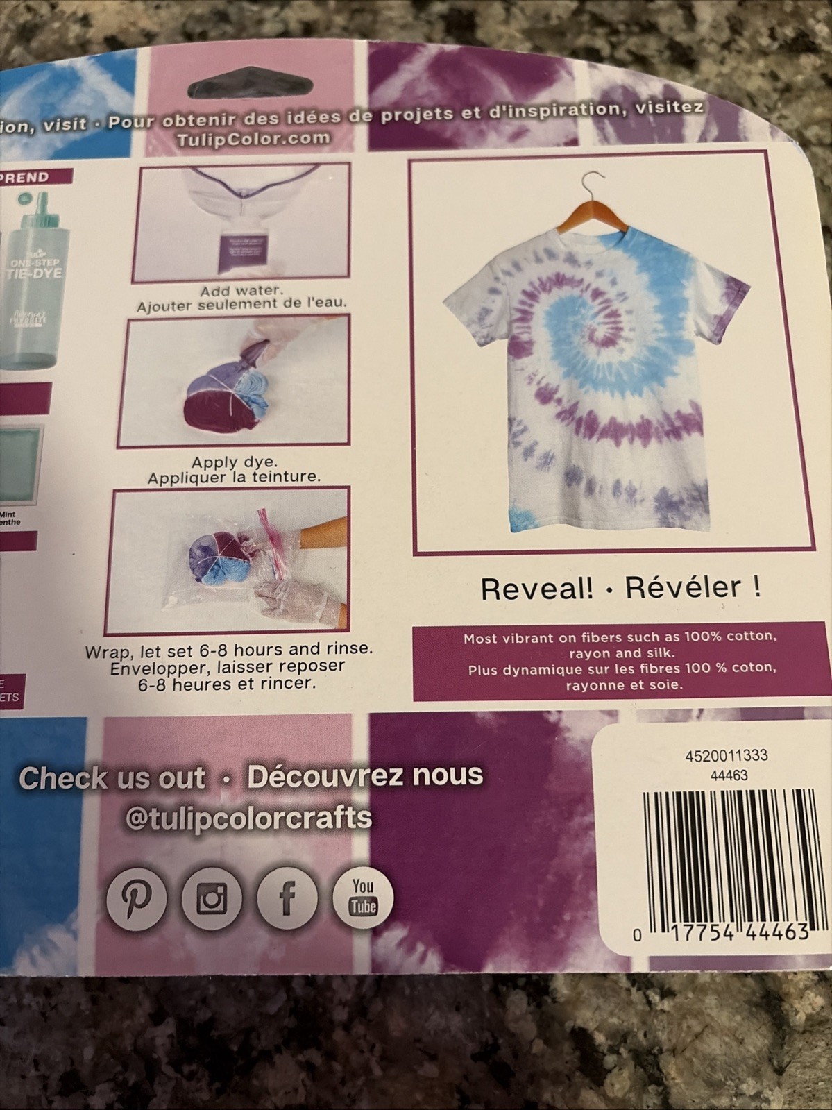 Tulip Tie-Dye Kit Pretty Pastels New In Package Sealed Unopened