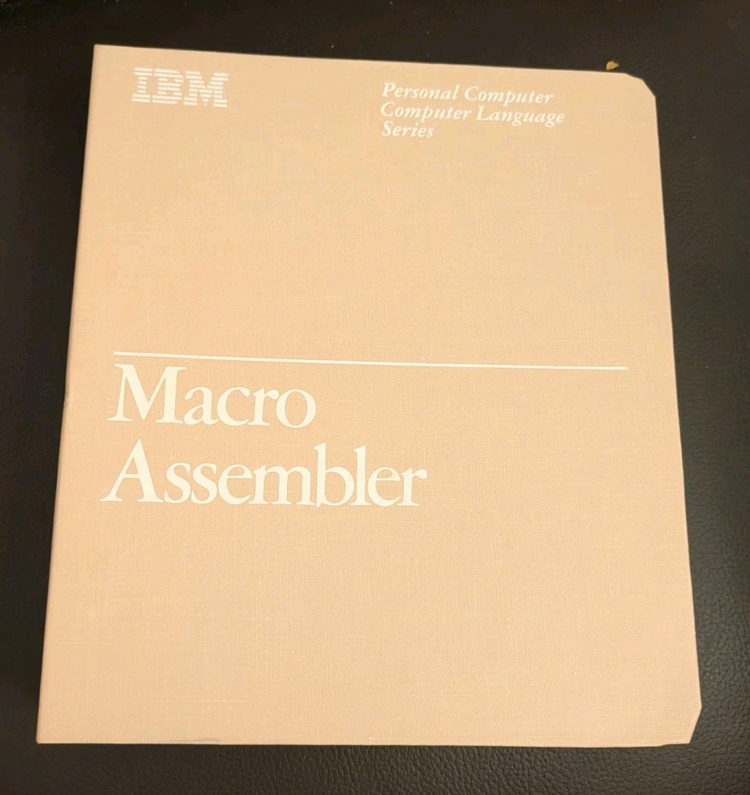 BM Macro Assembler Vrs 1.0 Includes Software + Binder