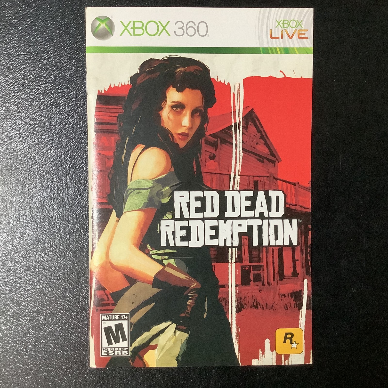 Red Dead Redemption Microsoft Xbox 360 Instruction Manual Only