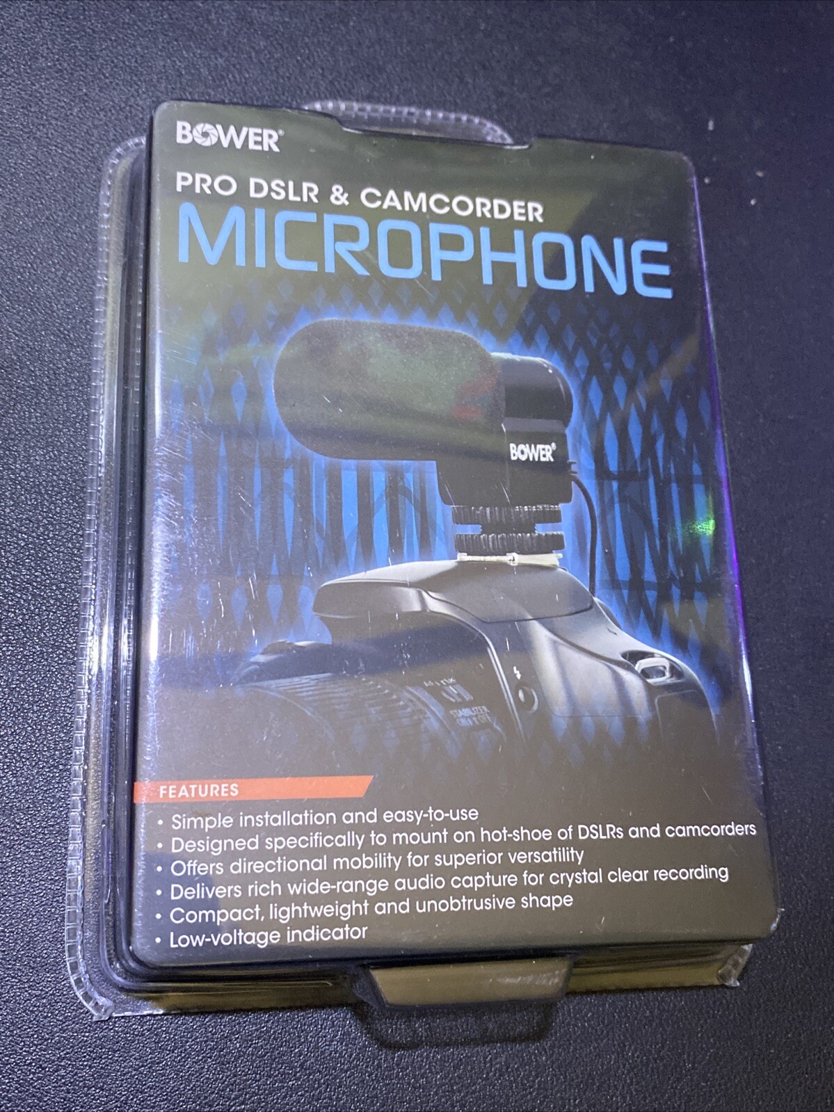 Bower Pro DSLR & Camcorder Microphone MIC150 New in Box