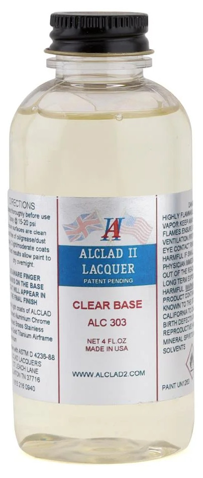 Alclad II ALC-303 Clear Enamel Base Primer Paint 4oz - US Fast Ship
