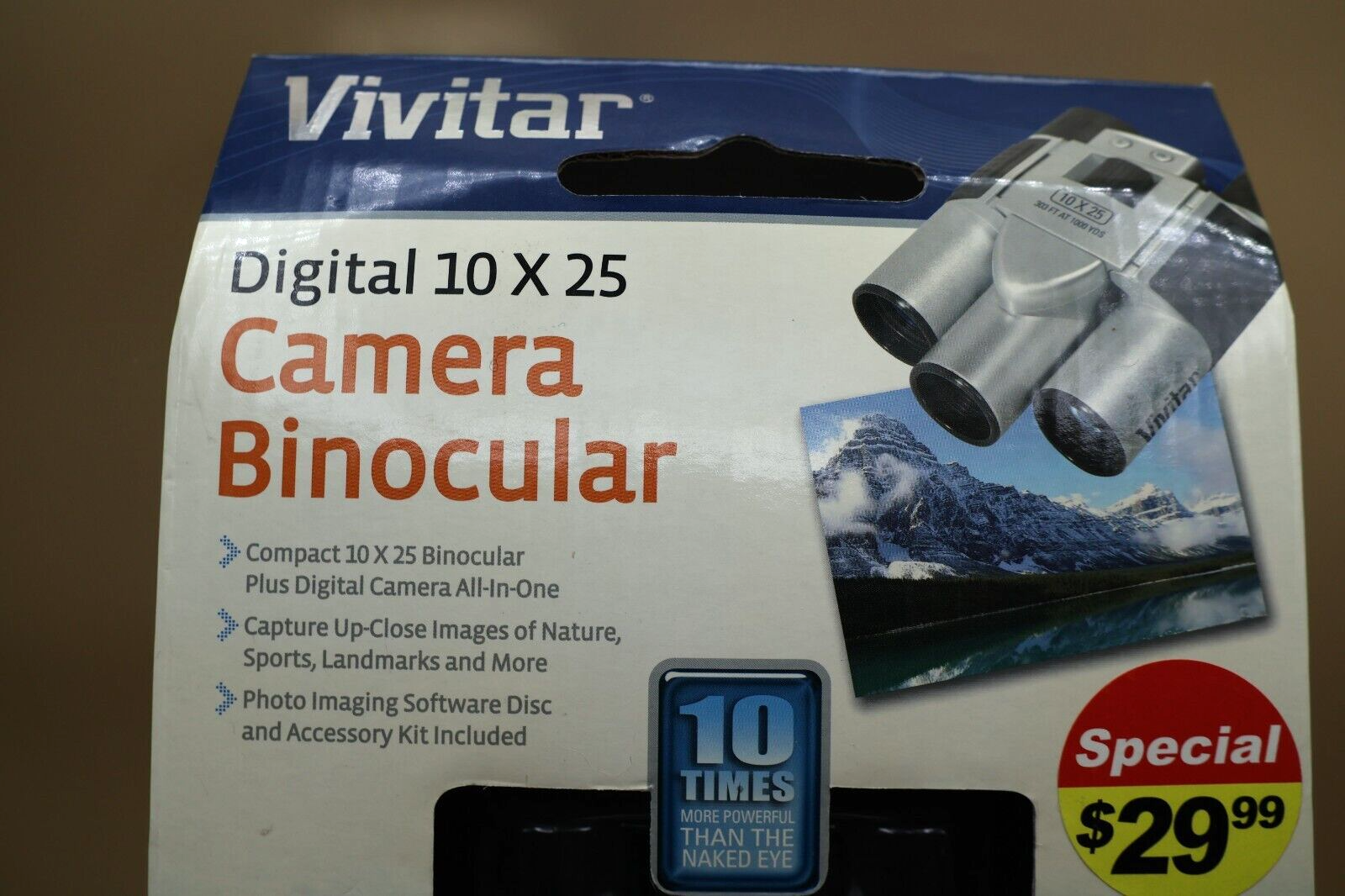 NEW Vivitar Digital Binocular Camera 10x25 Model 1611211 Open Box