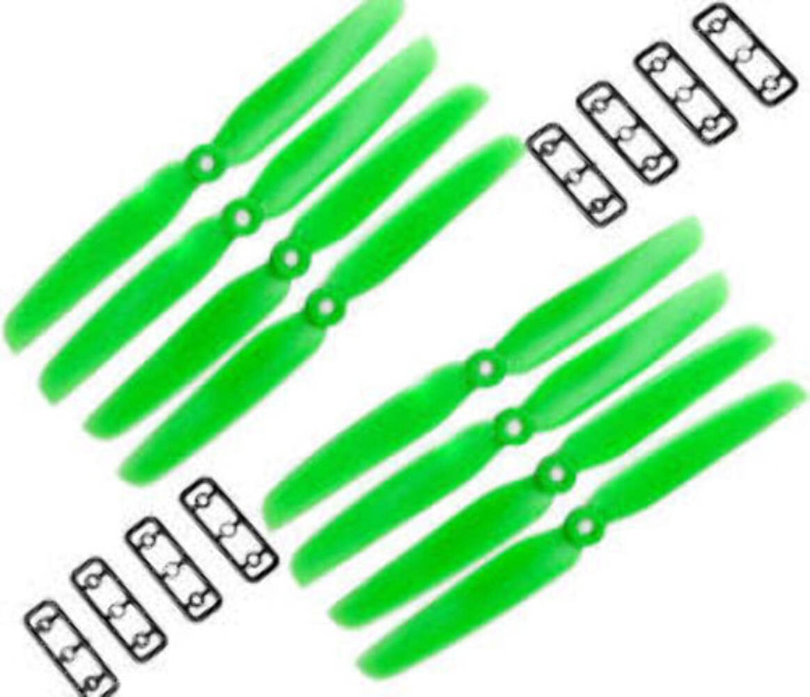 Gemfan PC 2 Blade Propellers Non Bullnose Green 6030