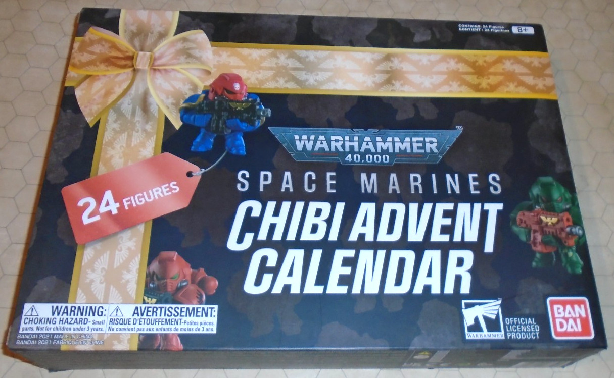 Warhammer 40,000 Space Marines Chibi Advent Calendar (Box Only) - Figure Carrier