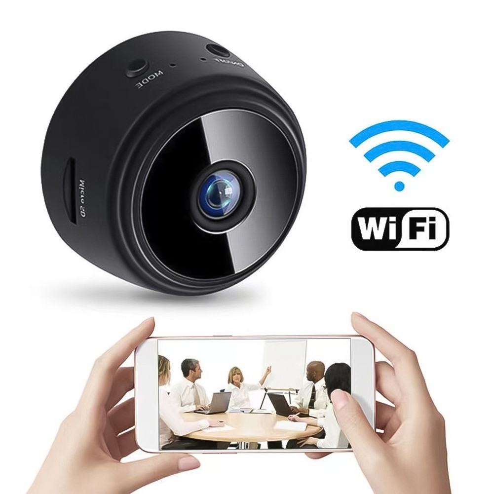 WiFi Surveillance Camera A9 for mini Camera with for Night Vision and Loop