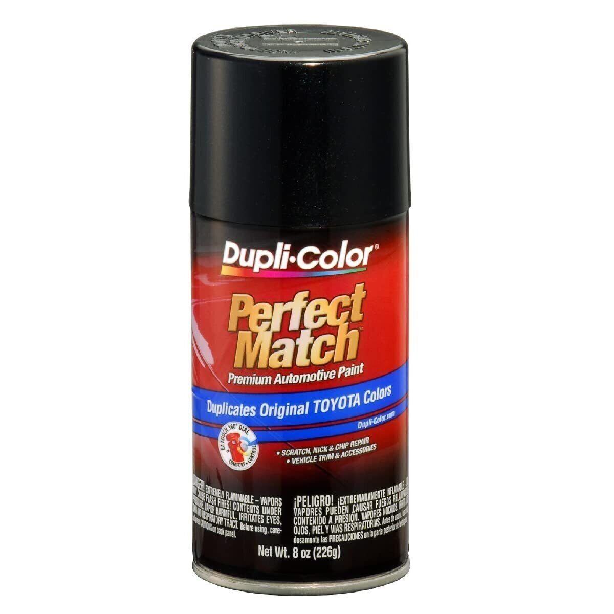 Dupli-Color EBTY16227 Perfect Match Automotive Spray Paint – Toyota Black...