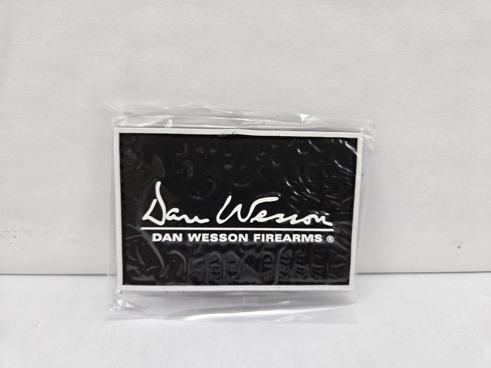 New Dan Wesson Firearms Morale Patch 3"x2" PVC Hook & Loop Pistol Tactical