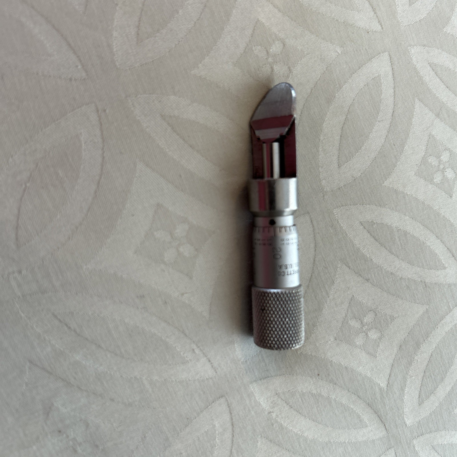 STARRETT 207Z??? Can Seam Micrometer, Snub Nose,0-0.375 In See Description