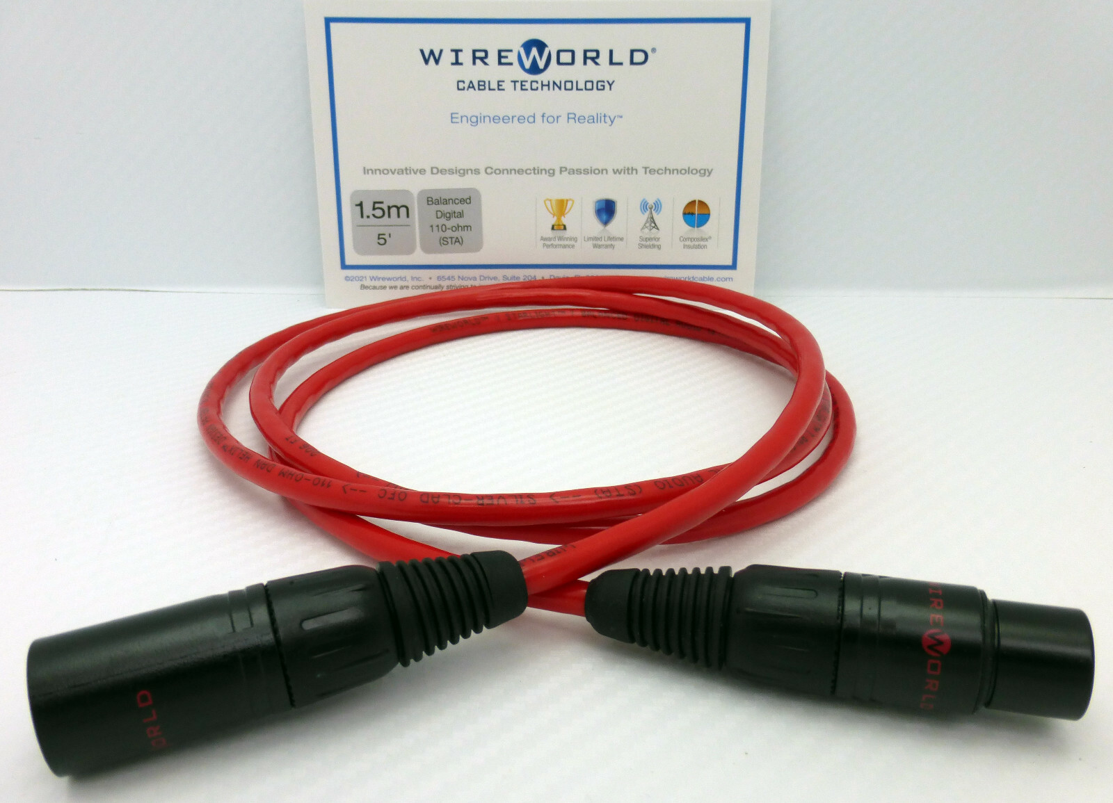 WireWorld Starlight 7 AES/EBU digital cable 110 ohm 1.5 meter